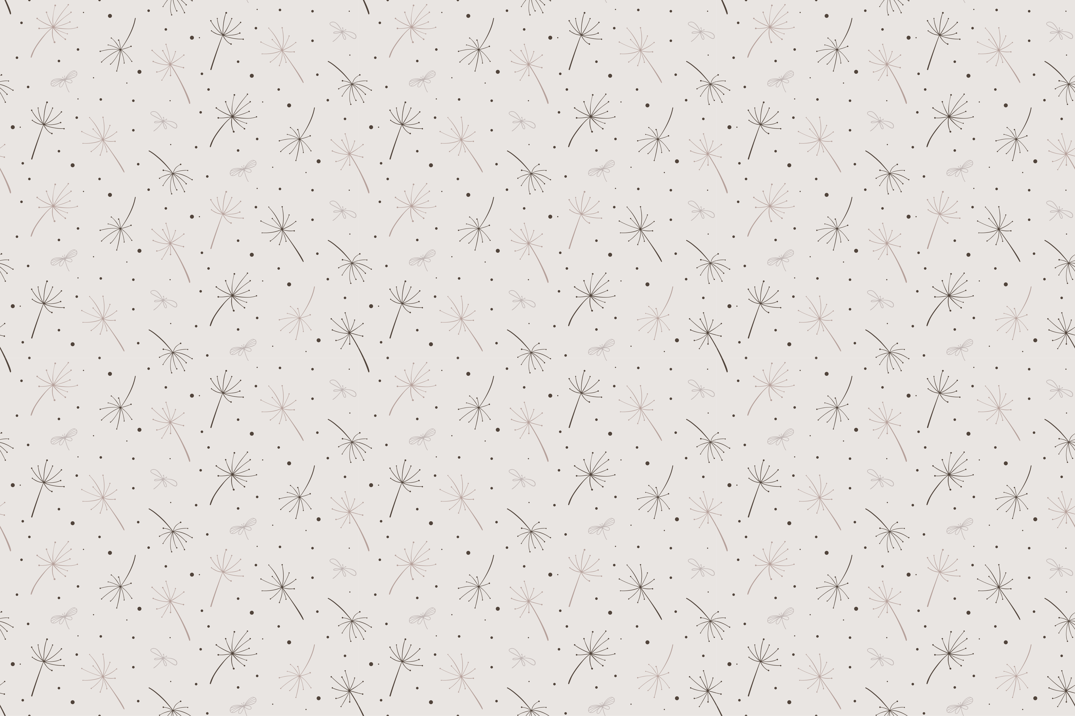 Tapis vinyle fleurs et plantes motif de pissenlit - TenStickers