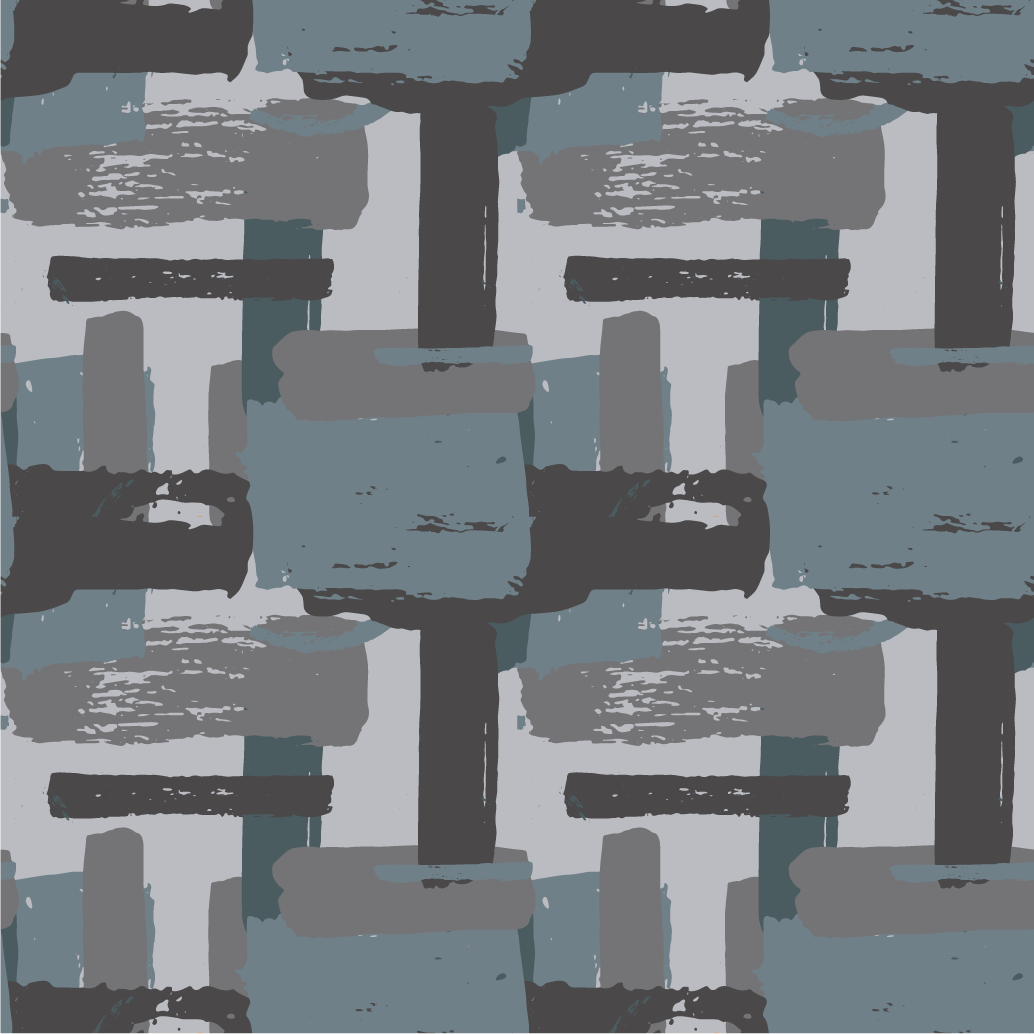 Tapis mosaique vinyle mosaïque abstraite - TenStickers