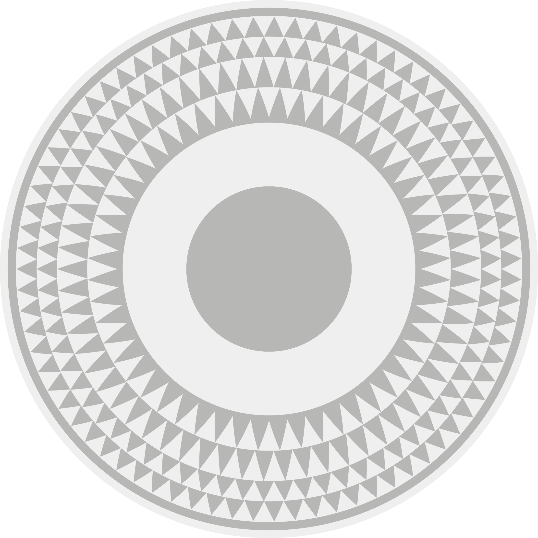 Tapis vinyle géométrique motif de cercles concentriques - TenStickers