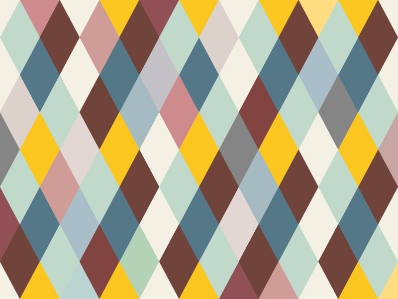 Tapis vinyle géométrique motif géométrique losanges - TenStickers