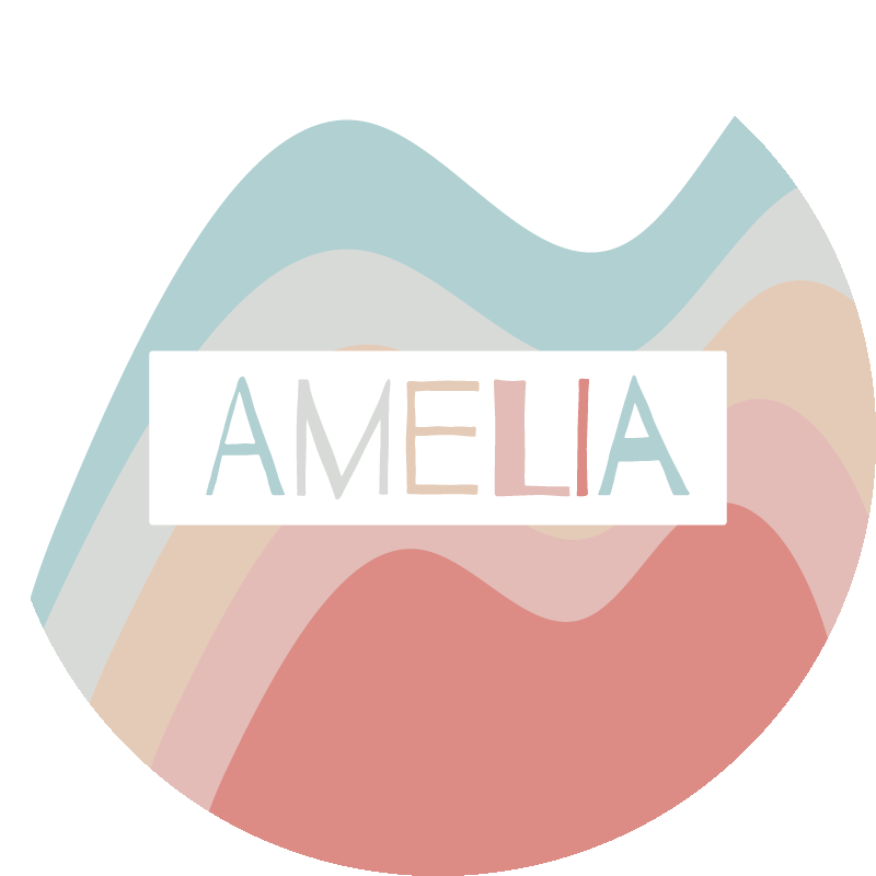 Tapis vinyle rond personnalisé avec couleurs pastels - TenStickers