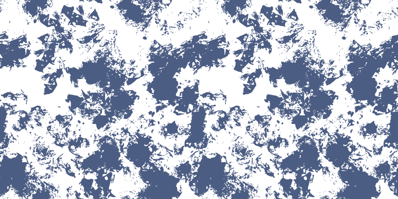 Tapis vinyle motif peau de vache abstrait bleu et blanc - TenStickers
