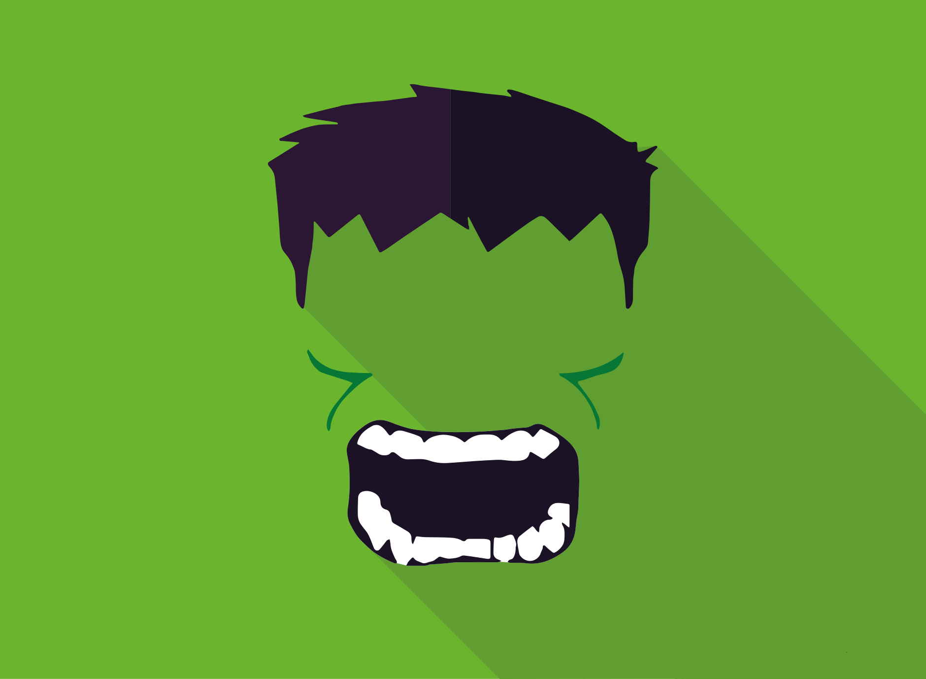 Tapis vinyle enfants super-héros vert - TenStickers