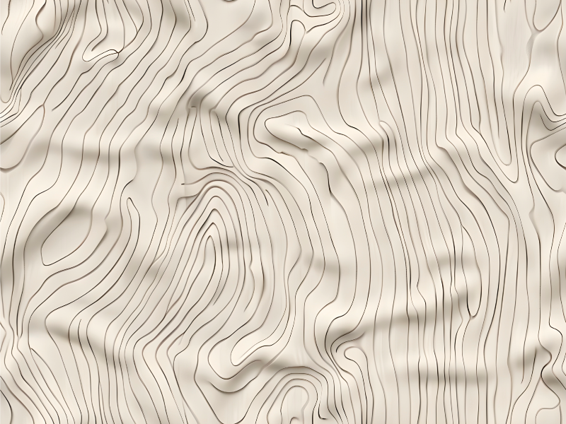 Tapis vinyle beige lignes abstraites effet visuel - TenStickers