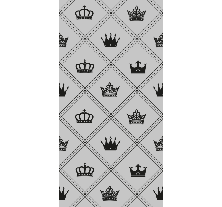 Papier peint art motif de couronne royale - TenStickers