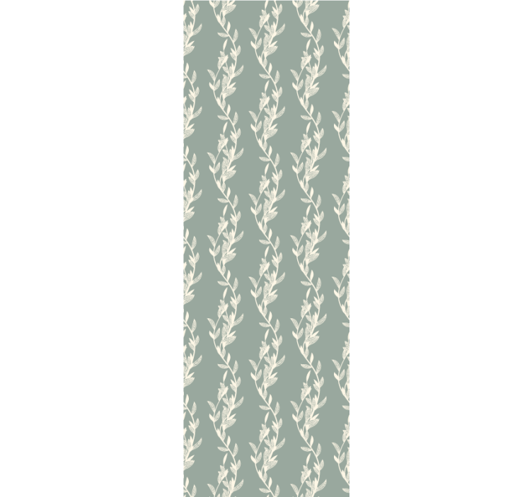 Papier peint fleuri motif de vigne délicat - TenStickers