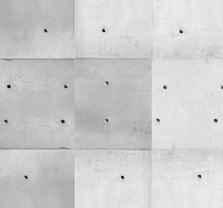 Papier peint motif Charme en Bêton - TenStickers