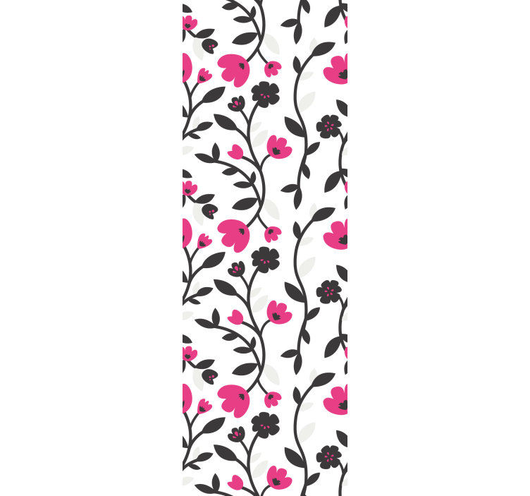 Papier peint floral motif de fleurs florales - TenStickers