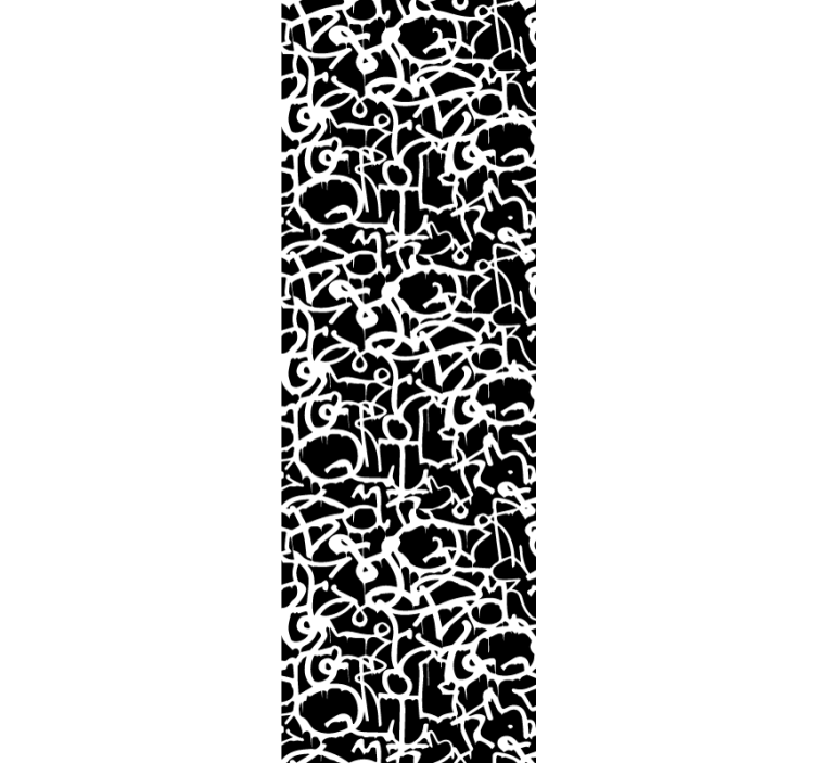 Papier peint texte chaos alphabétique - TenStickers