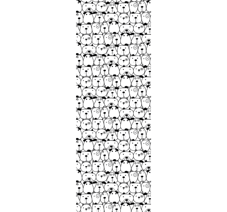 Papier peint chats félins esquissés - TenStickers