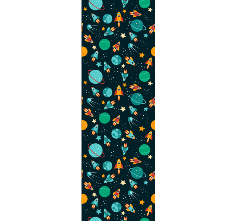 Papier peint étoiles scène d'exploration spatiale - TenStickers