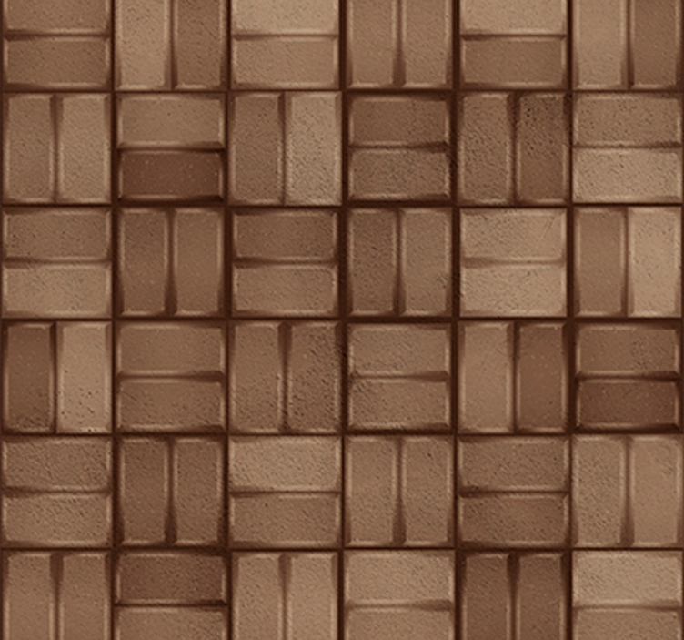 Papier peint imitation pierre Mosaïque - TenStickers