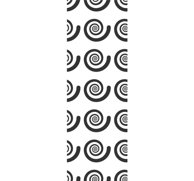Papier peint formes géometriques motif en spirale - TenStickers