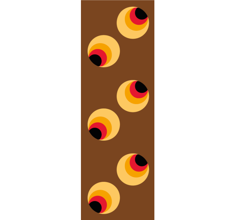 Papier peint vintage éclater les yeux - TenStickers