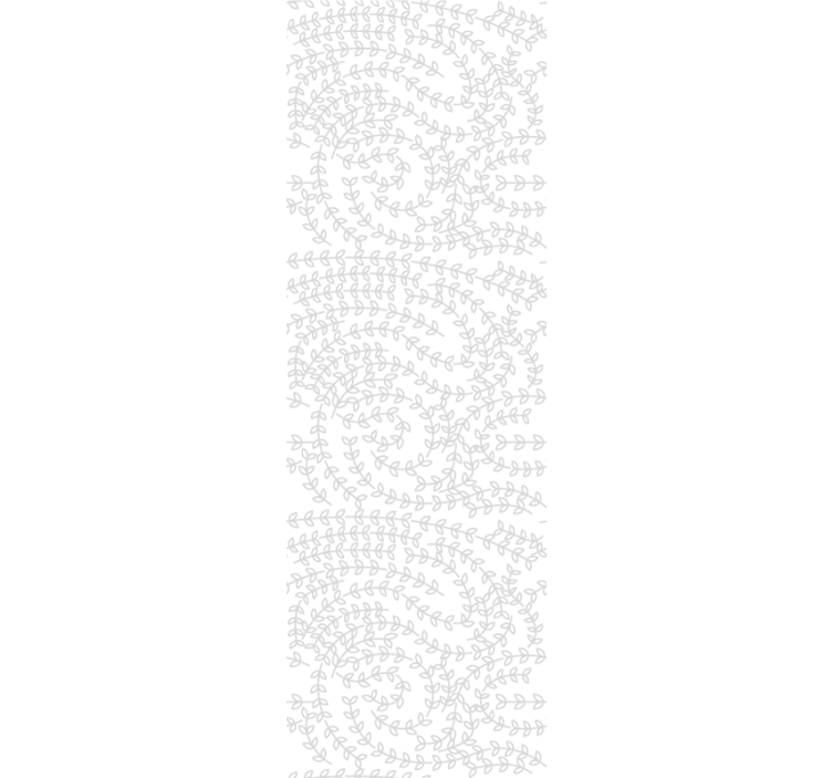 Papier peint feuillage motifs de lignes complexes - TenStickers