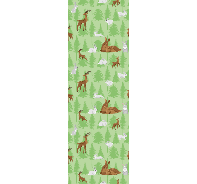 Papier peint animaux motif animal de la forêt - TenStickers