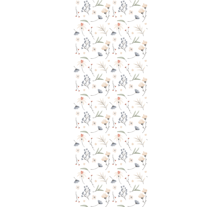 Papier peint floral composition florale délicate - TenStickers