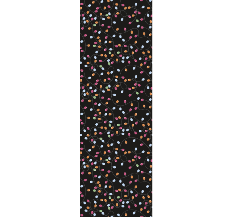 Papier peint de Noël motifs lumineux festifs - TenStickers