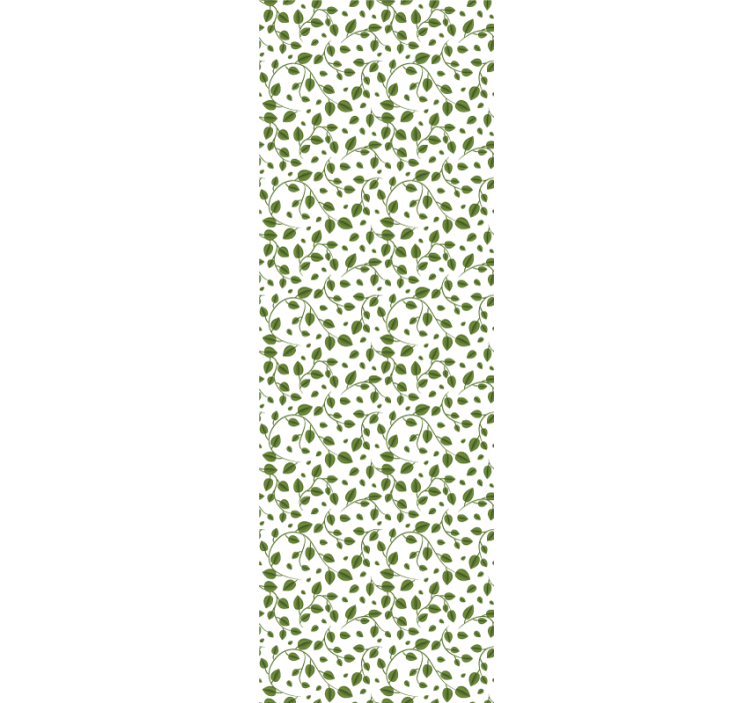 Papier peint feuillage motif de plantes grimpantes vertes - TenStickers