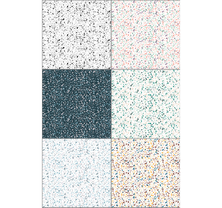 Papier peint salon effet à motifs géométriques - TenStickers