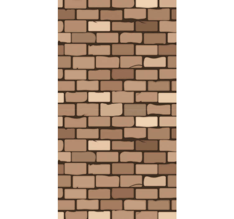 Papier peint cuisine texture de brique moderne - TenStickers