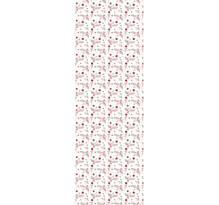 Papier peint animaux oiseaux et points - TenStickers