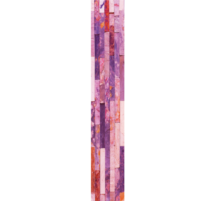 Papier peint effet marbre panneaux roses élégants - TenStickers