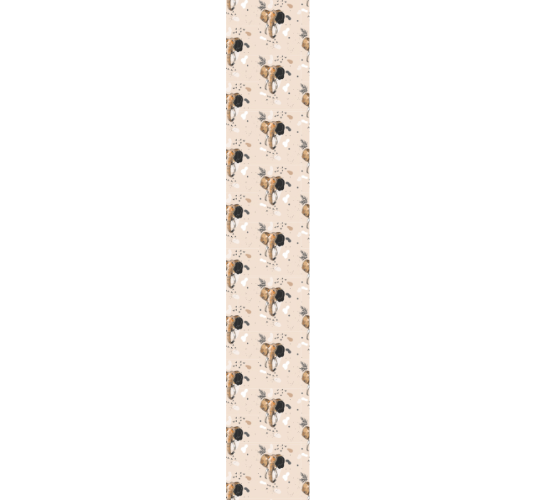 Papier peint éléphants motif d'éléphant - TenStickers