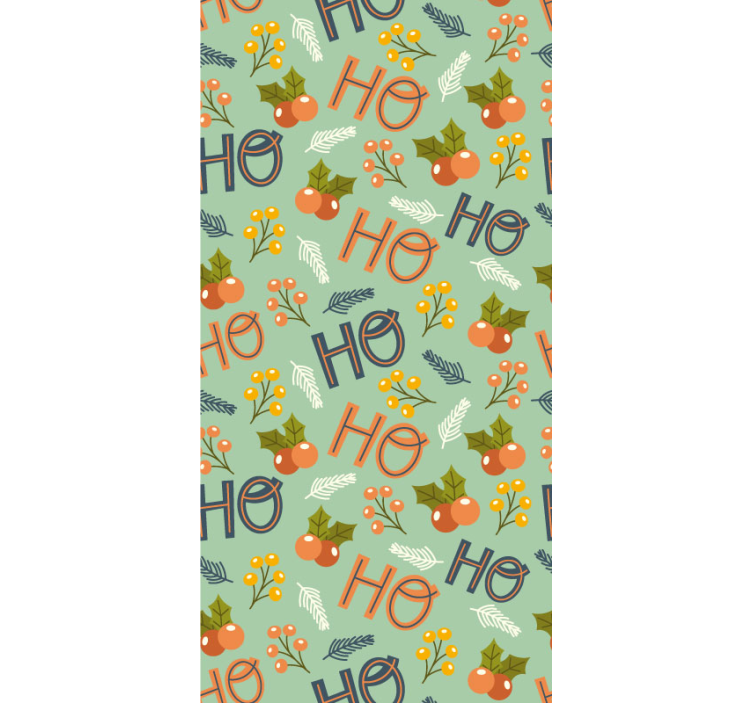 Papier peint de Noël motifs festifs et saisonniers - TenStickers