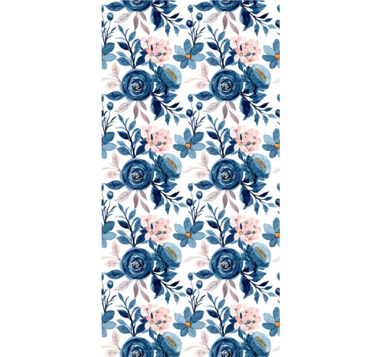 Papier peint floral élégance florale de la chambre - TenStickers