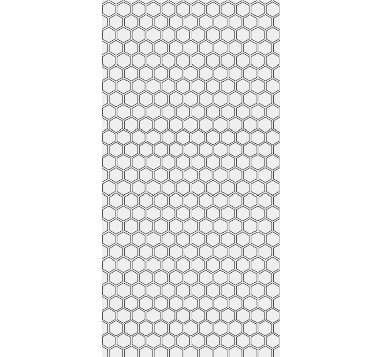 Papier peint formes géometriques hexagone géométrique - TenStickers