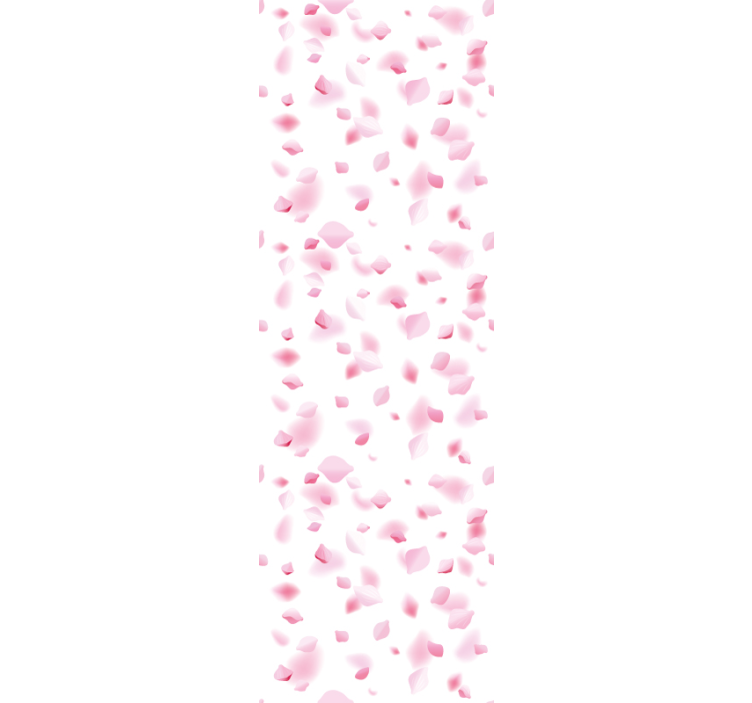 Papier peint floral motif de pétale - TenStickers