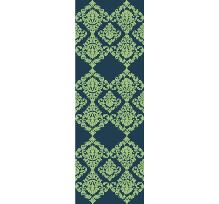 Papier peint baroque damassé ornemental - TenStickers