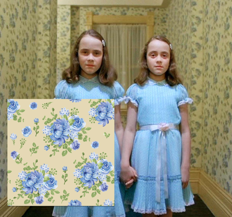 Papier peint couloir motif film Shining - TenStickers