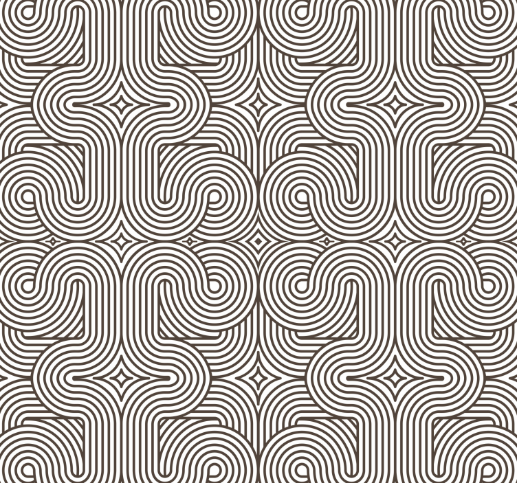 Papier peint bureau lignes géométriques - TenStickers