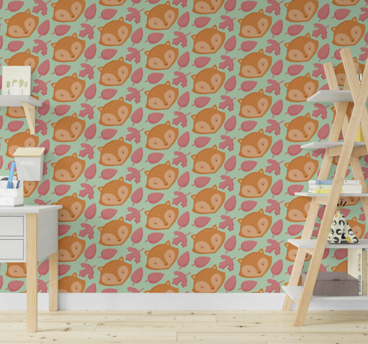 Papier peint animaux motif de poisson ludique - TenStickers