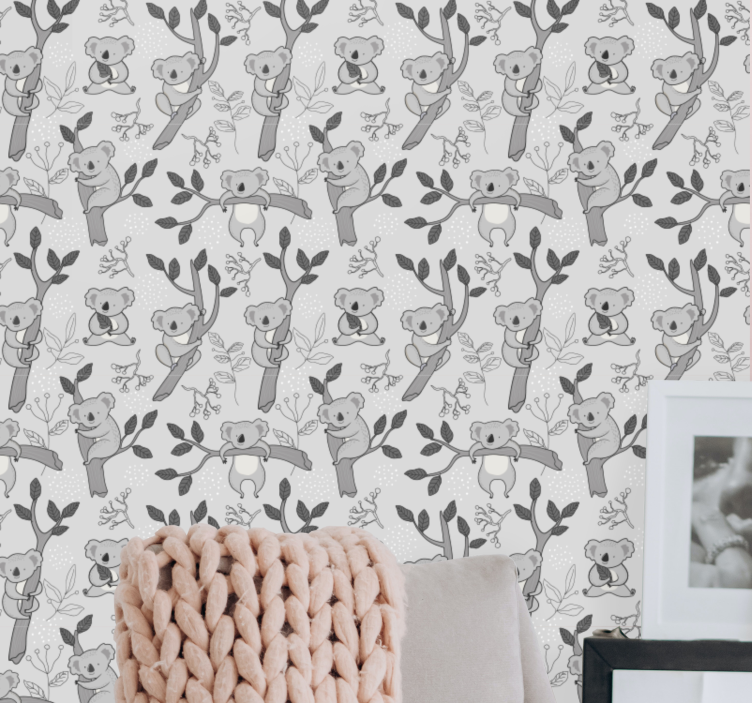 Papier peint animaux motifs de koala - TenStickers