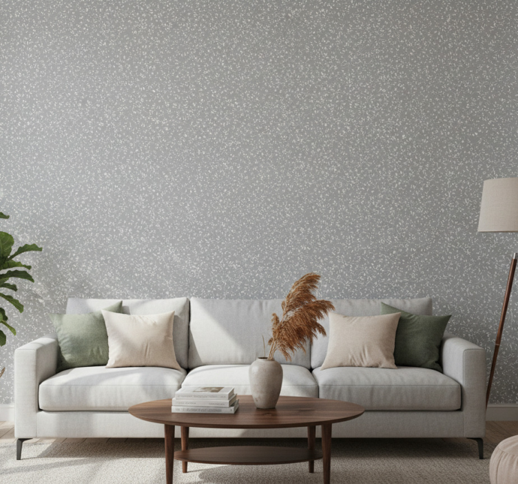 Papier peint arbres motif nature dessin plantes - TenStickers