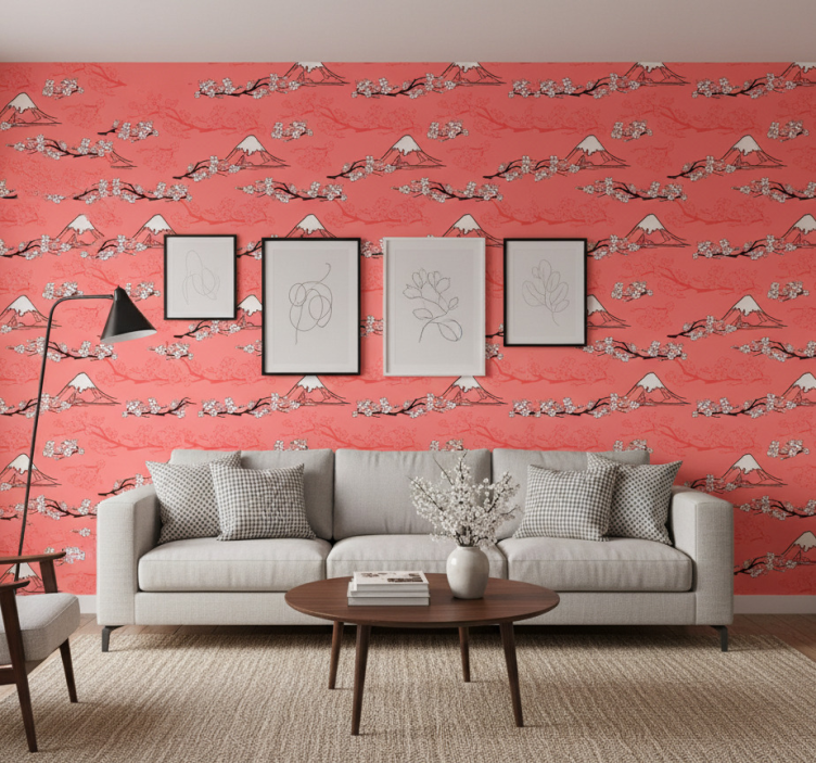 Papier peint arbres printemps - TenStickers