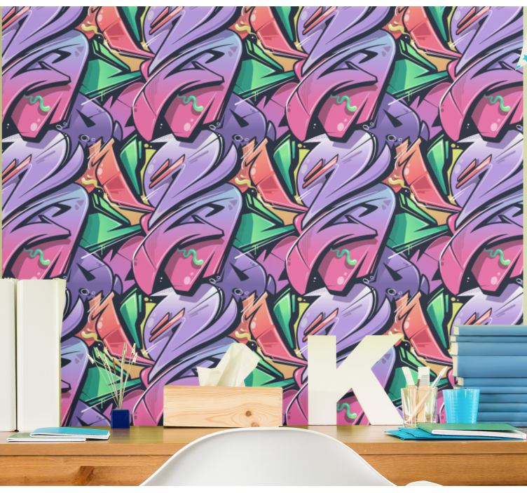 Papier peint art toucans flamboyants - TenStickers
