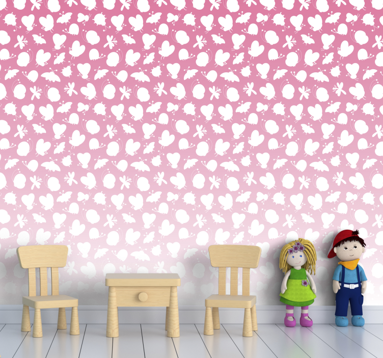 Papier peint papillons motif papillon - TenStickers