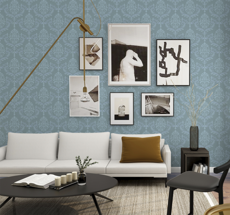 Papier peint baroque style élégant et orné - TenStickers