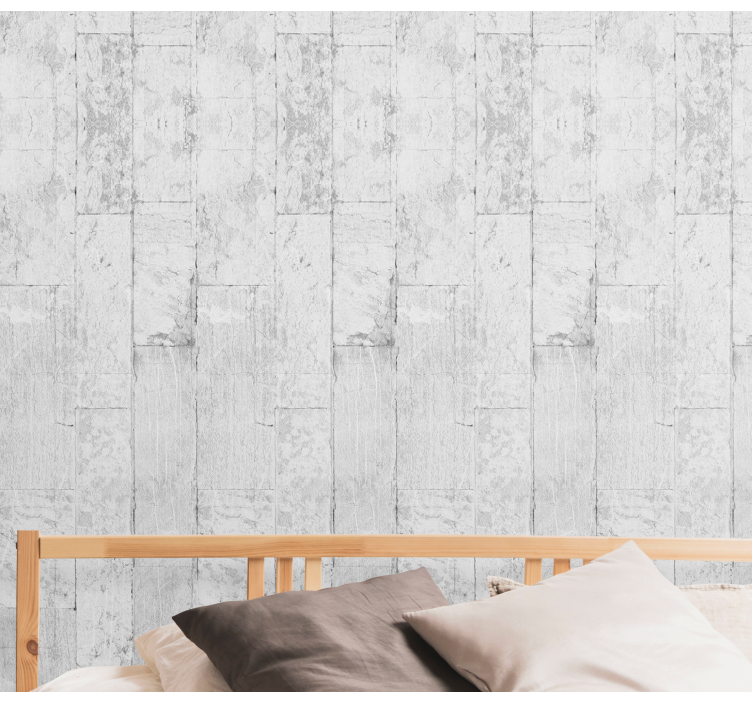 Papier peint pierre maçonnerie en brique vieillie - TenStickers