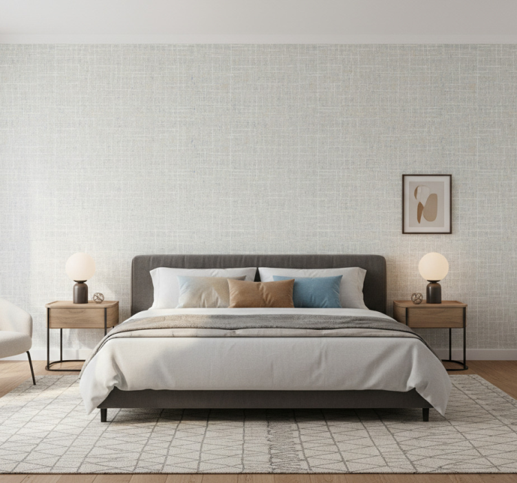 Papier peint chambre adulte structure unie colorée - TenStickers