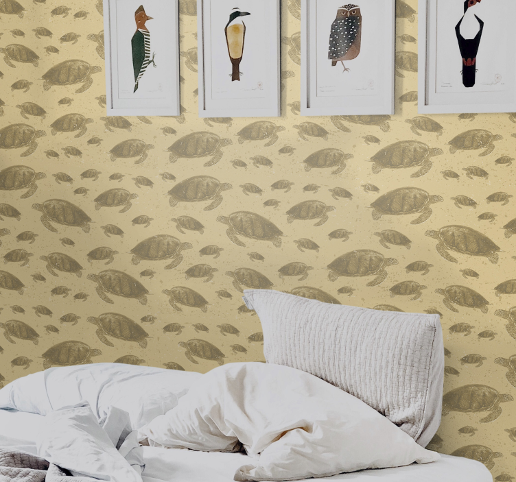 Papier peint animaux Tortue de mer - TenStickers