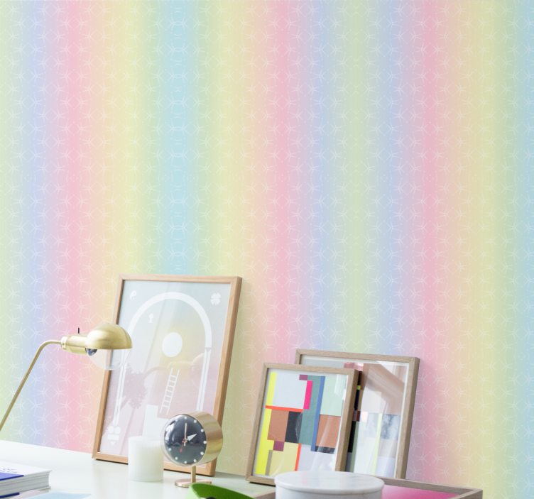 Papier peint chambre ado dégradé étoilé - TenStickers