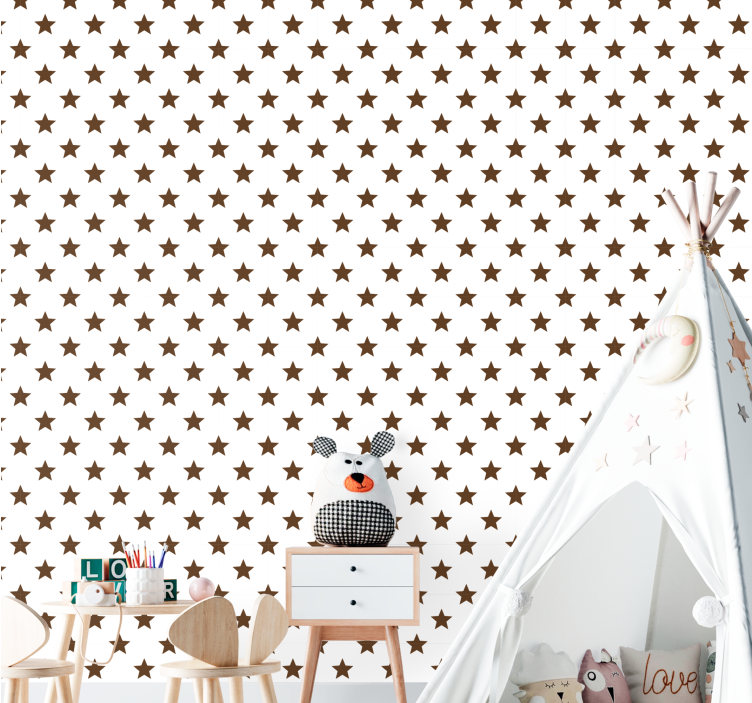 Papier peint étoiles espace rempli d'étoiles - TenStickers