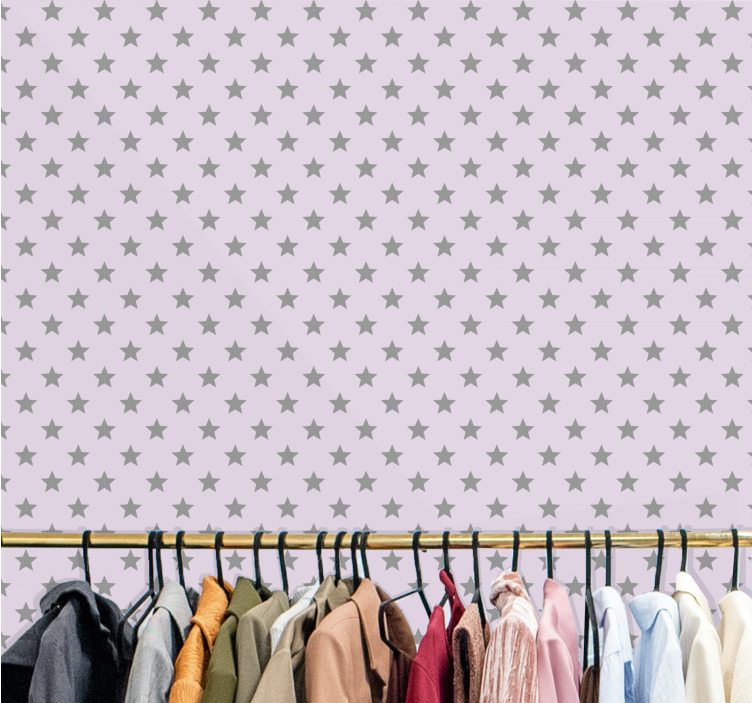Papier peint étoiles motifs étoilés - TenStickers