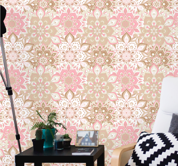 Papier peint fleuri élégance fleurie florale - TenStickers