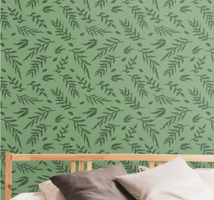 Papier peint nature motif de vigne feuillue - TenStickers